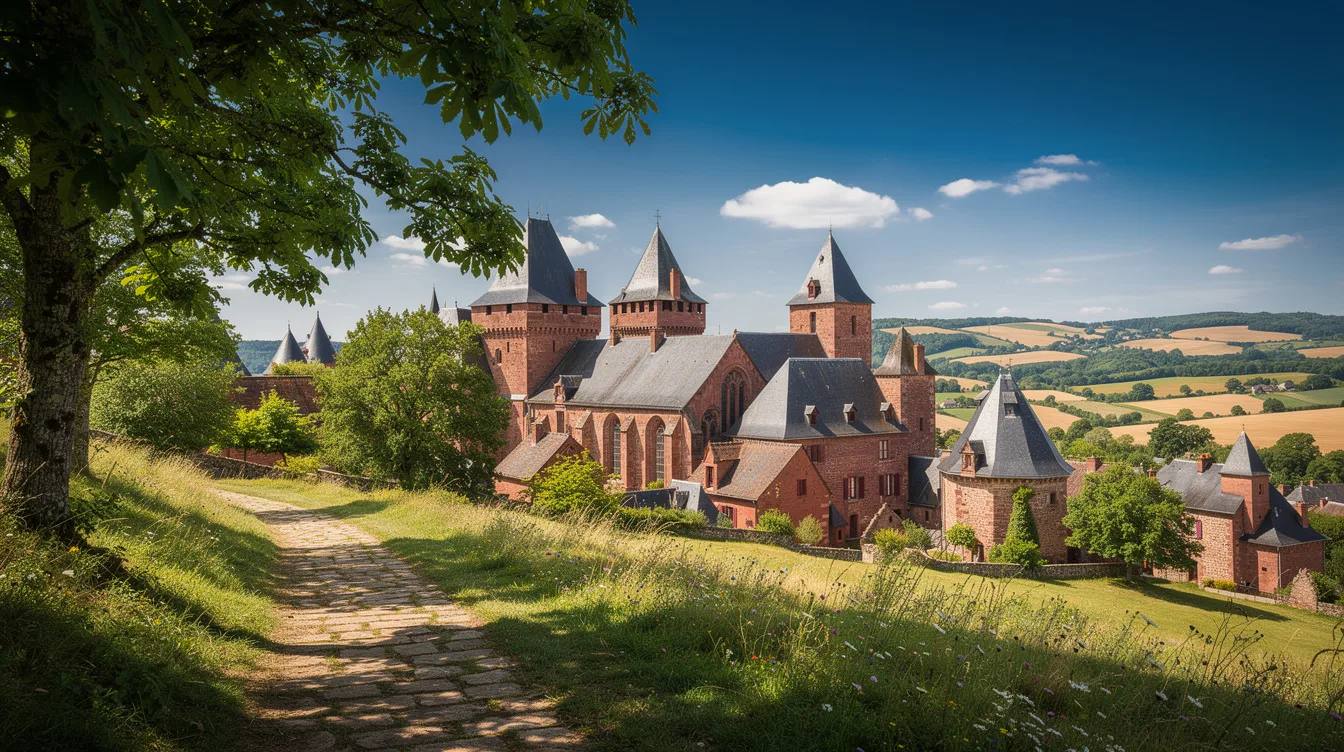 La cité aux 25 tours : ce village de Corrèze est bâti en grès rouge