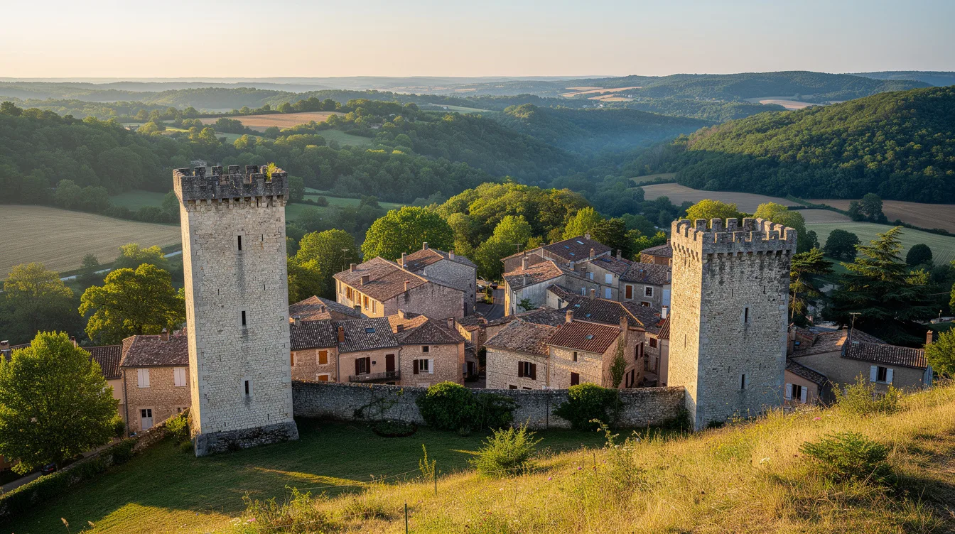 Dans ce village médiéval du Lot, trois tours témoignent de l’assaut de Richard Cœur de Lion