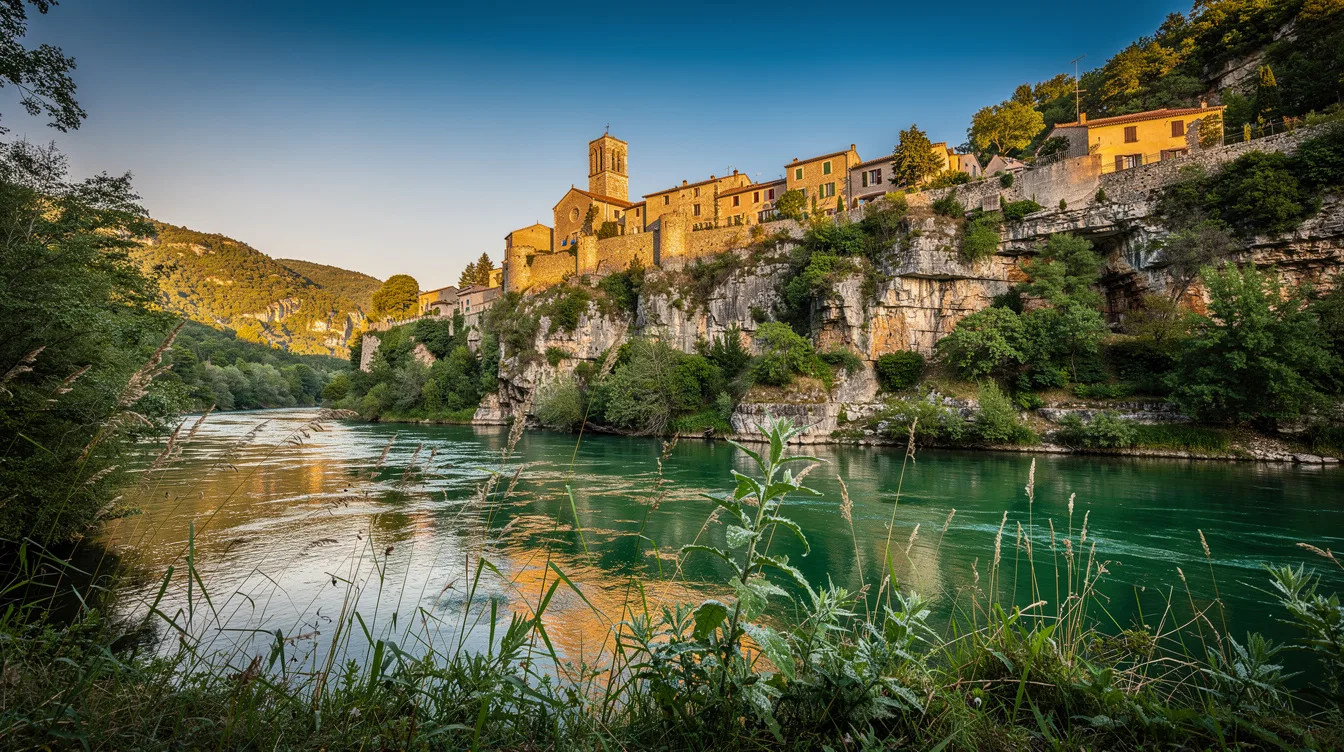 Ce village du Gard, classé parmi Les Plus Beaux depuis 2005, domine l’Ardèche