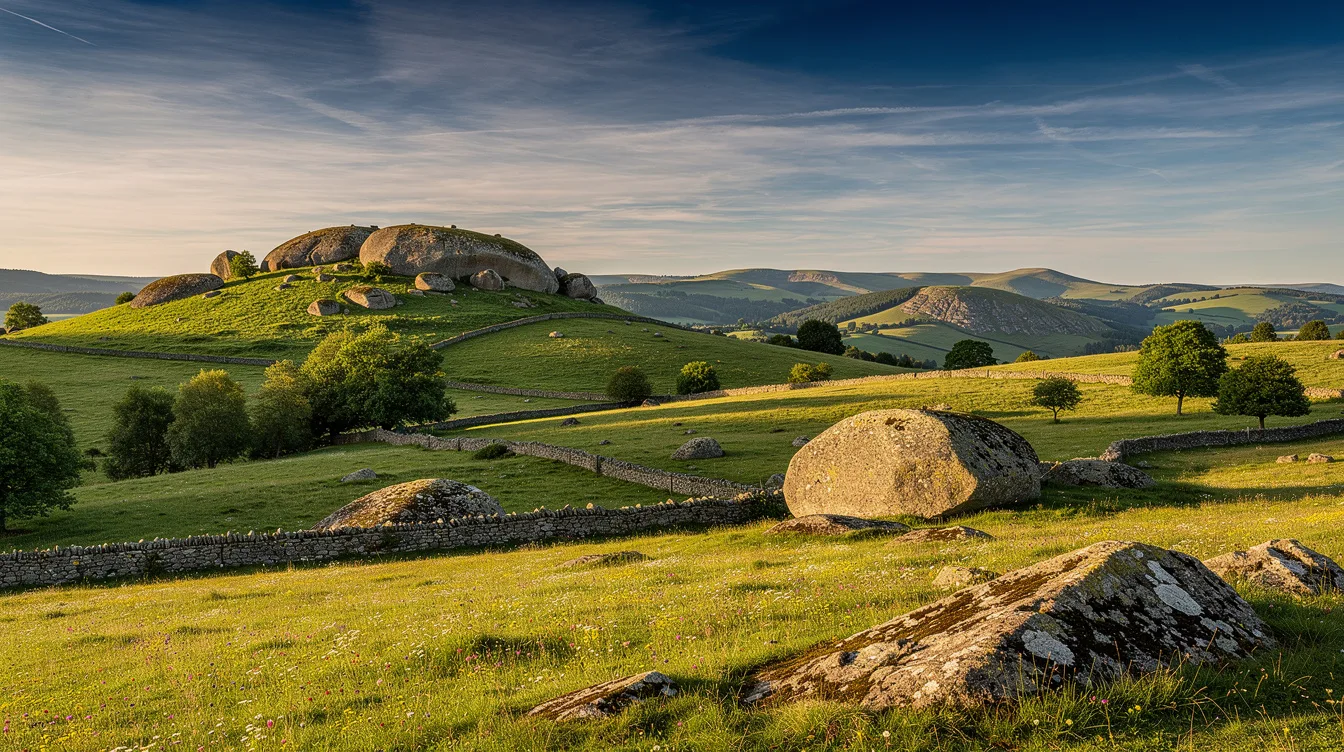 Trois glaciations ont façonné l’Aubrac, un haut plateau perché à 1 469 m