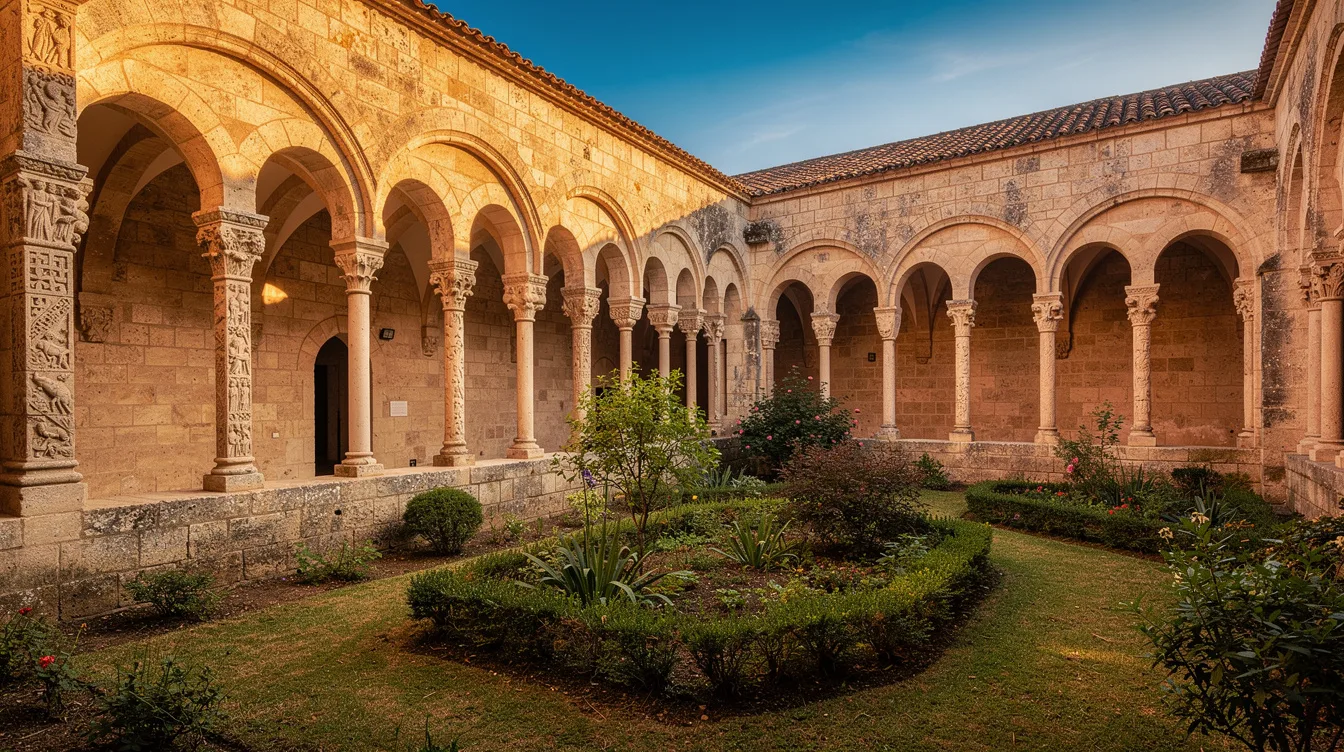 La halte de Compostelle où un cloître roman réunit 76 chapiteaux sculptés