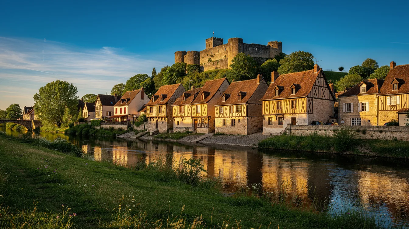 En 1217, le château de cette cité bourguignonne résista au siège de Blanche de Navarre