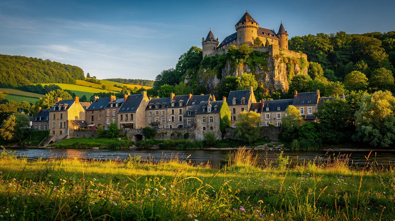 Un château du IXe siècle domine ce village médiéval des Ardennes