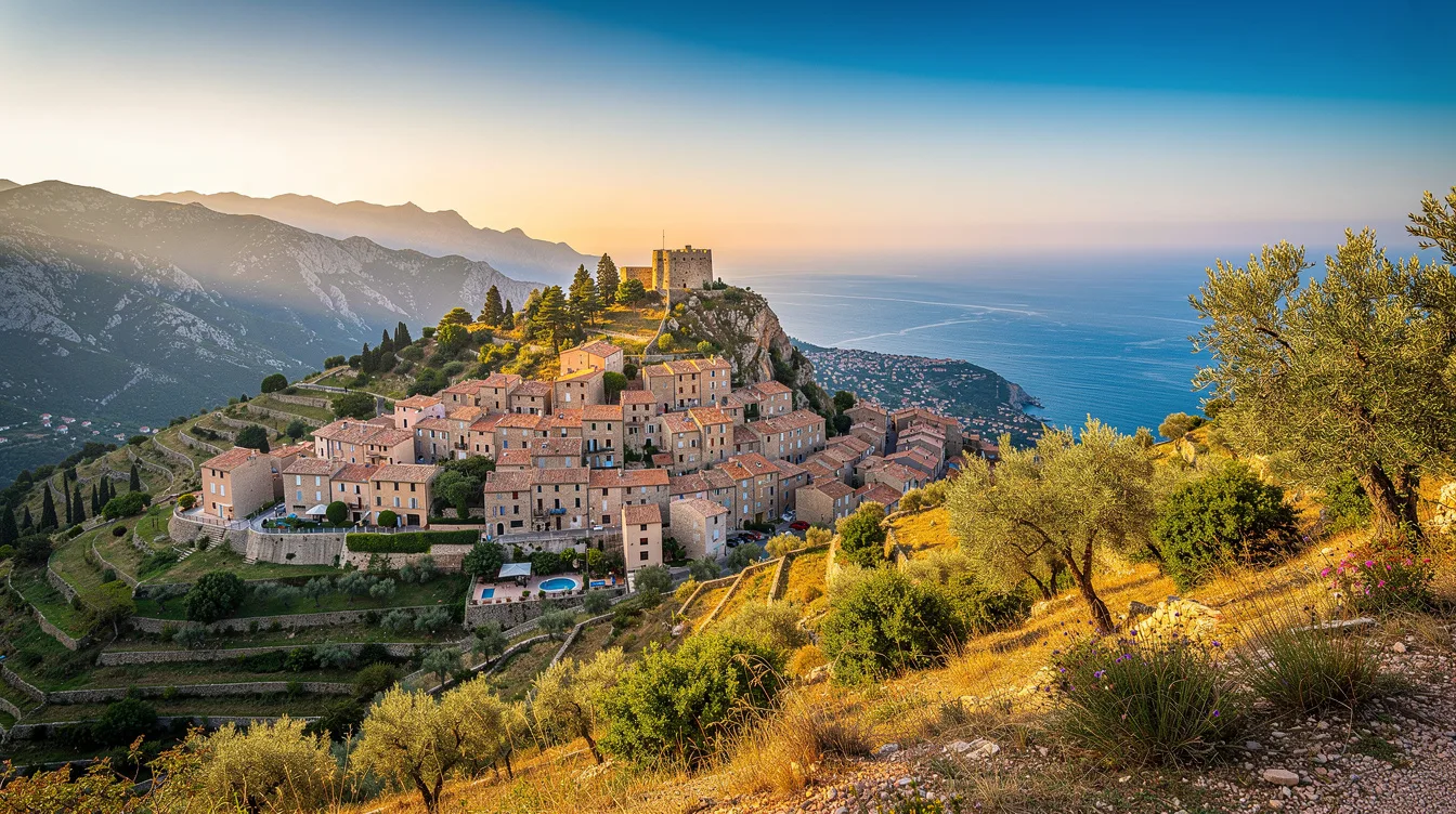À 30 min de Menton, ce village perché est le plus haut village littoral d’Europe
