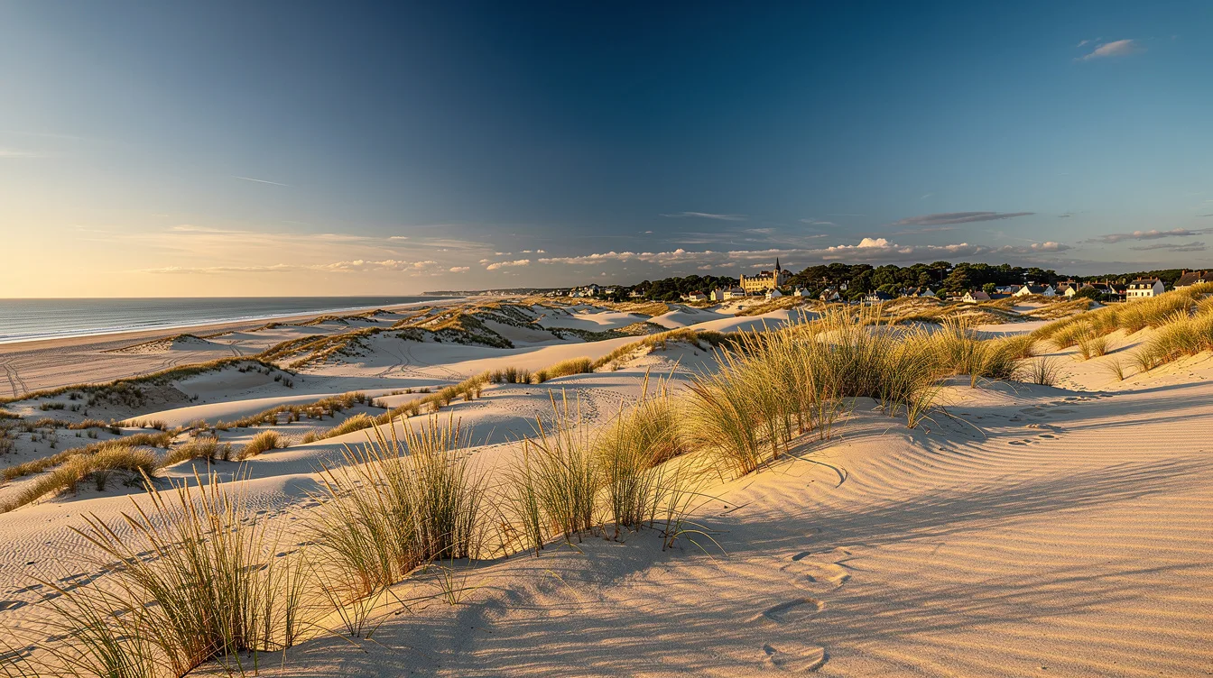 Une dune de 55 m a forcé l’ancien Escoublac à changer de place