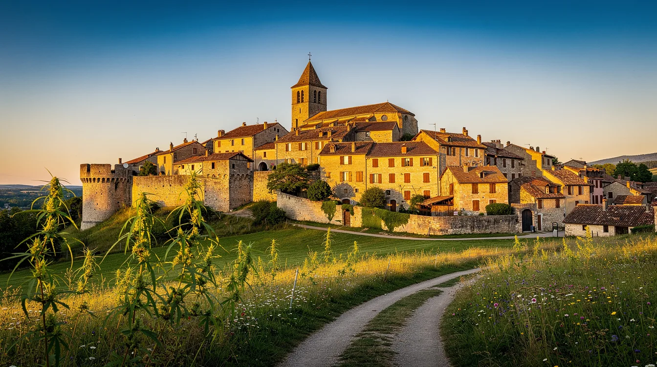 Ce village médiéval préservé de l’Ain, à 30 km de Lyon, marqué par le chanvre