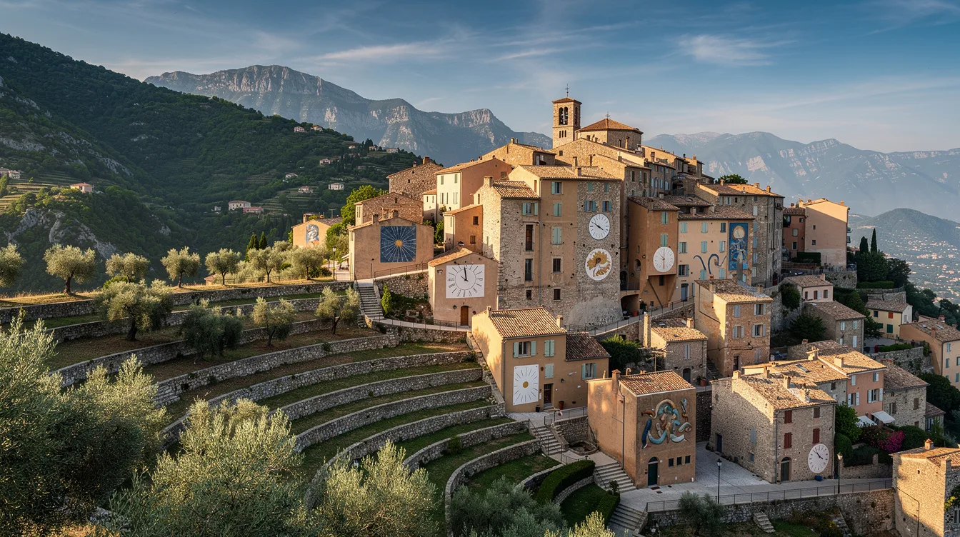 De Jean Cocteau à Sosno, 11 cadrans solaires rythment la visite de ce village perché
