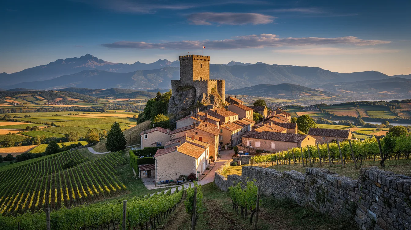 À 25 min de Clermont-Ferrand, ce village offre 360° depuis son donjon