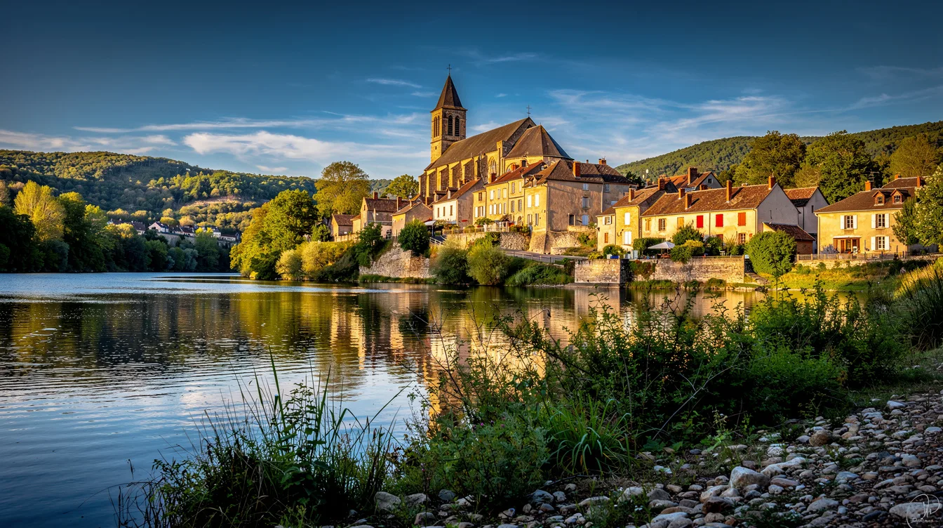 Ce village de Corrèze est traversé par le 45e parallèle nord