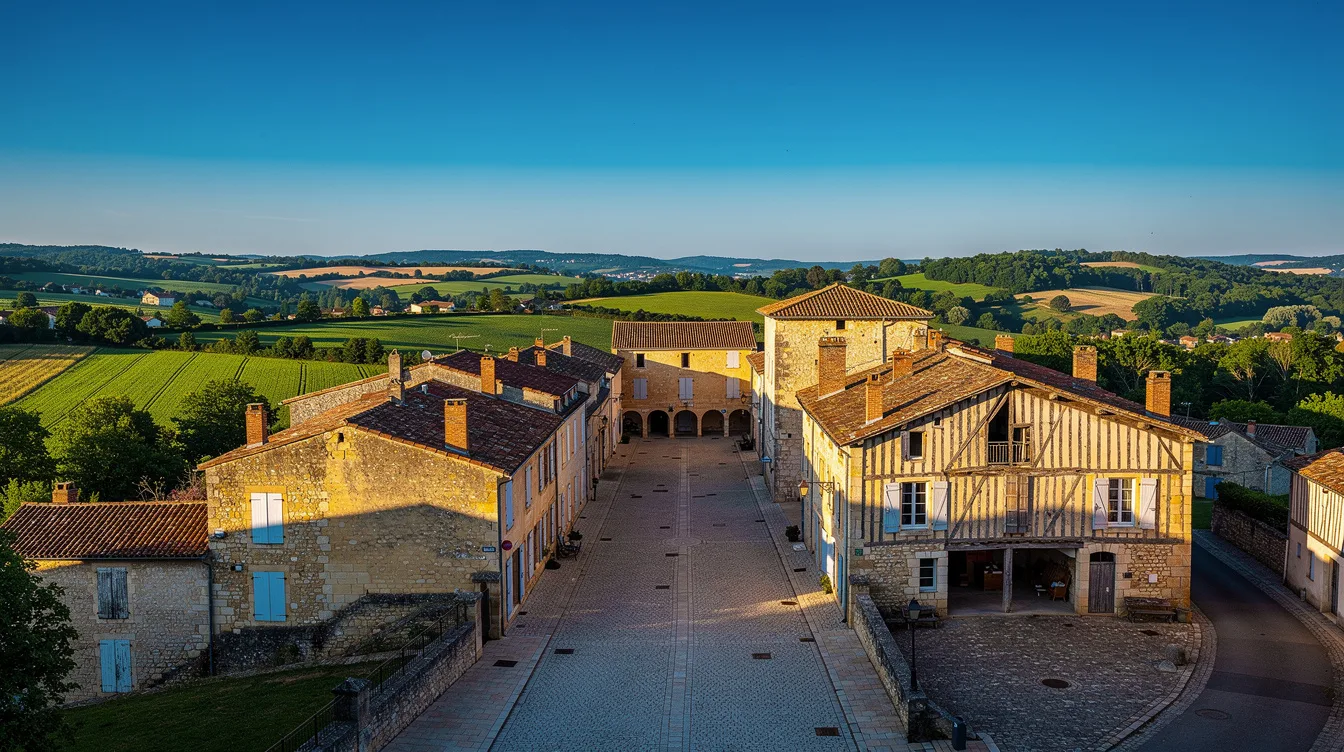 Entre Agen et Bergerac, cette bastide médiévale aligne rues en damier et maisons à colombages