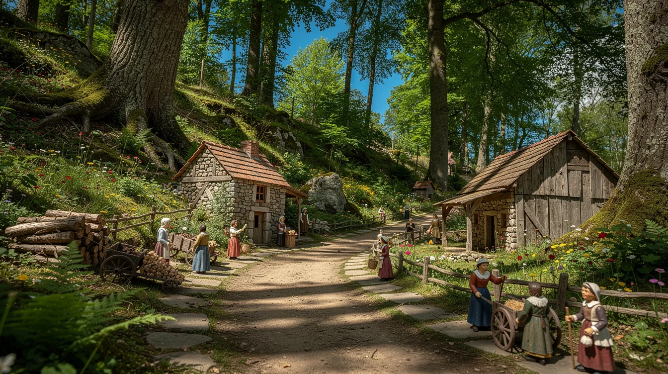 Au cœur des Ardennes, ce monde miniature mêle fées, fermes et légendes