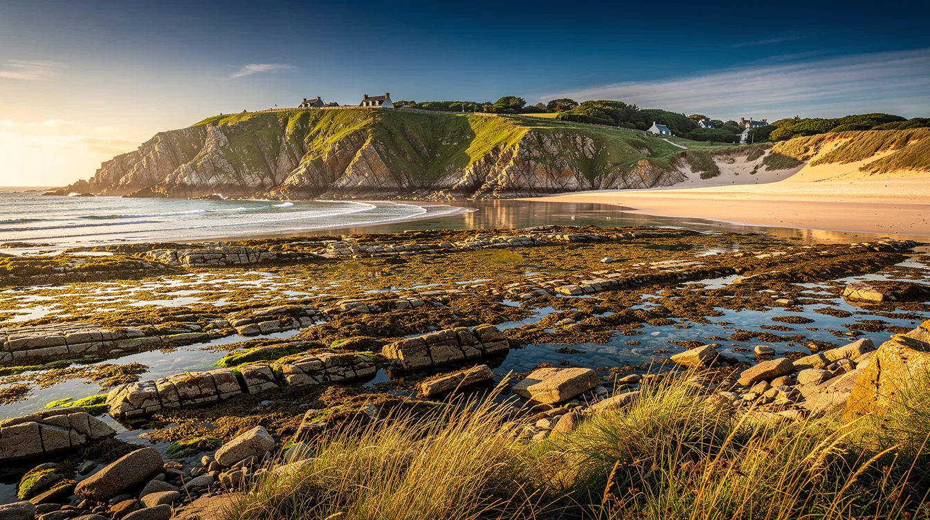 Cette île bretonne se rejoint en 15 minutes et compte une vingtaine de plages