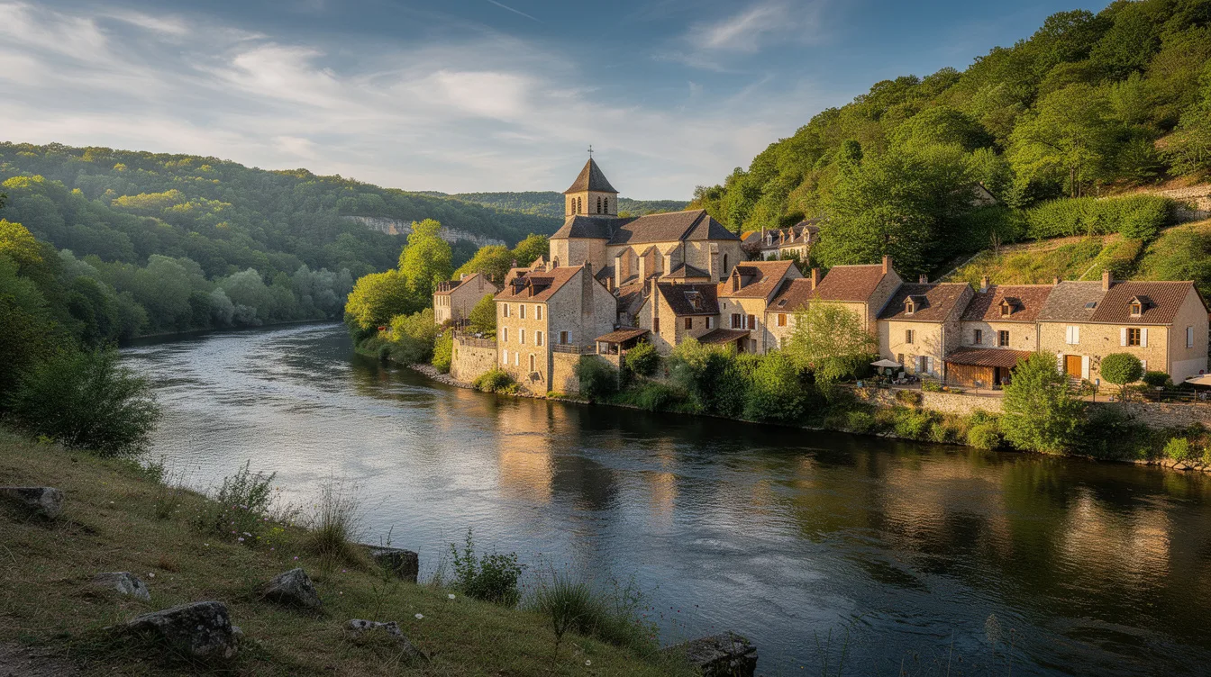 Ce village traversé par le 45e parallèle, à 5 000 km du pôle Nord comme de l’équateur