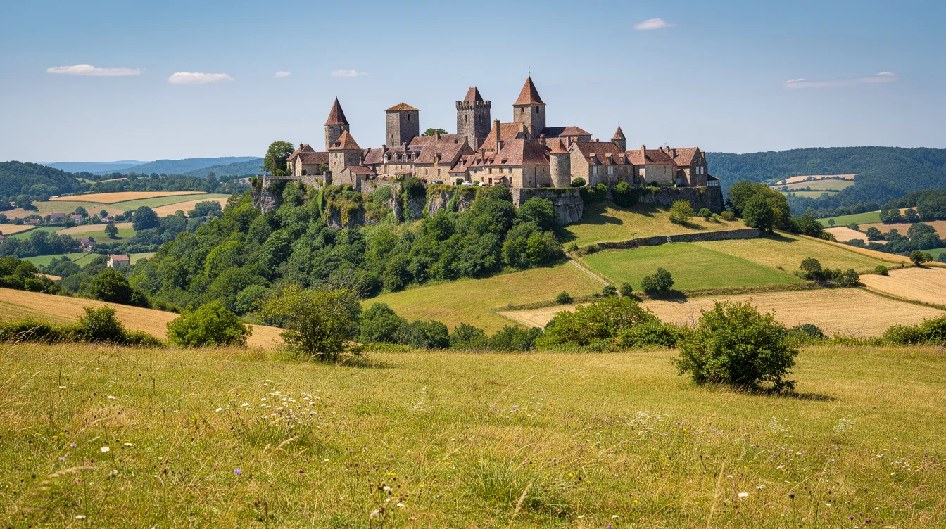 Depuis 860, ce village de Corrèze veille sur deux vallées