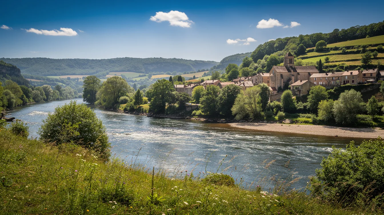 Ce village de Dordogne se trouve au confluent de la Dordogne et de la Vézère