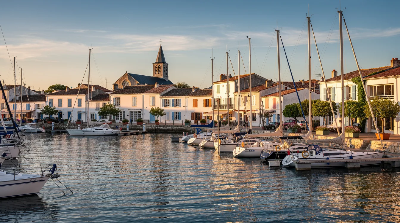 Ce village abrite le port le plus important de l’île, avec 550 places