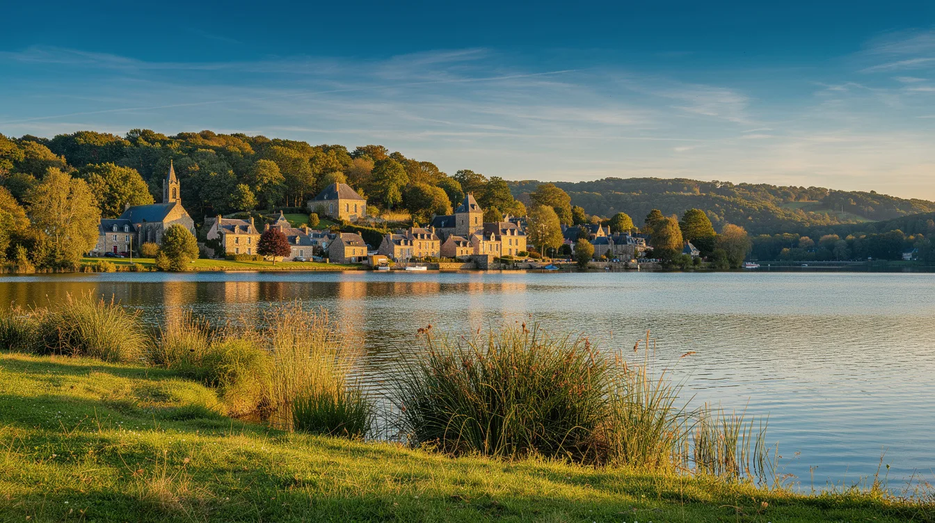 Le nom communal le plus long de Bretagne désignait ce village au bord d’un lac