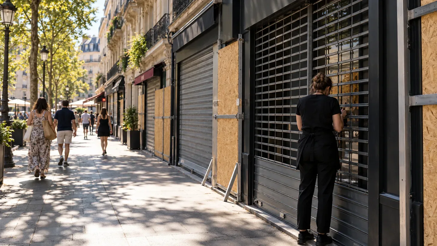 Pillages : des commerces restent fermés le 19 octobre, Bercy cherche des solutions