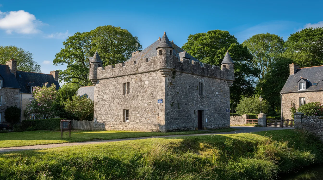 Ce village cache une prison seigneuriale construite en 1640, digne d’un petit château