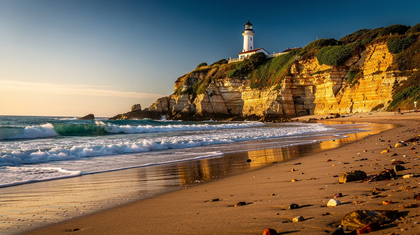 Sous le phare de Biarritz, cette plage d’Anglet ouvre sur l’Atlantique