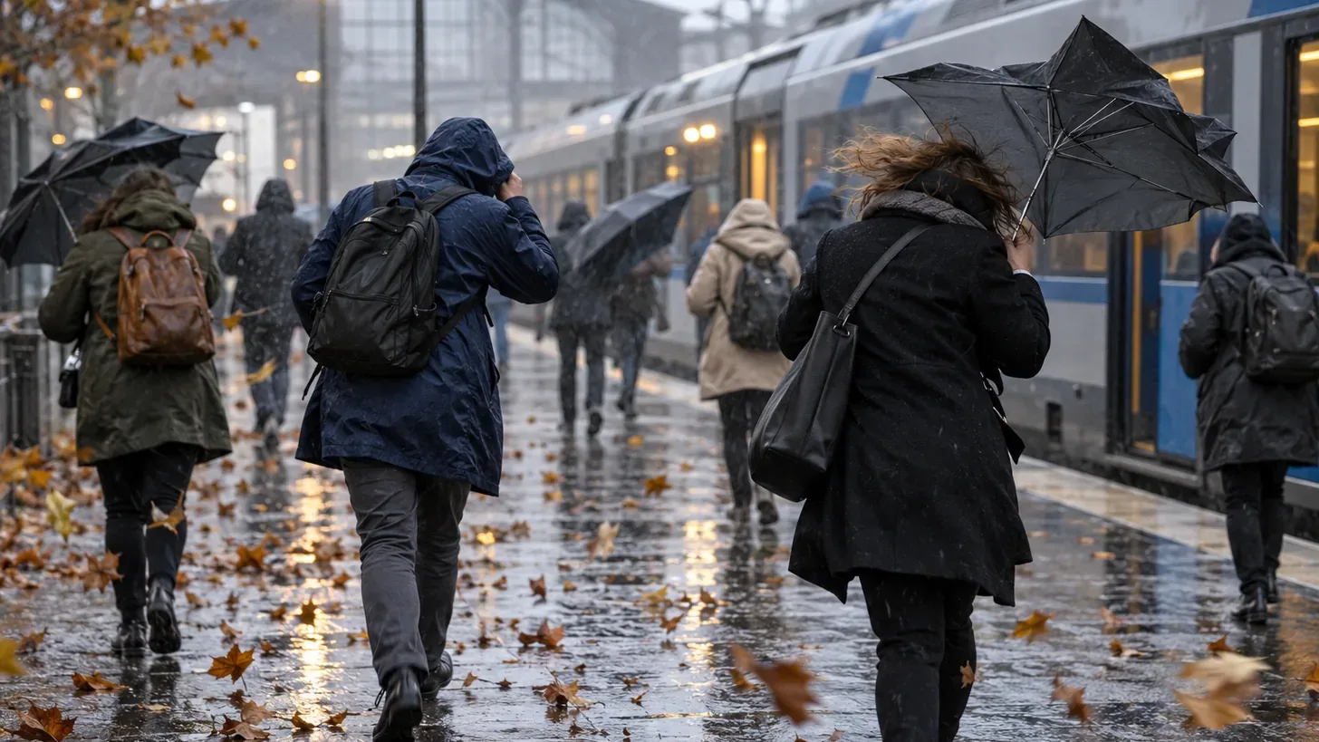Tempête Austen ce 23 octobre : 23 départements en vigilance orange, trains perturbés