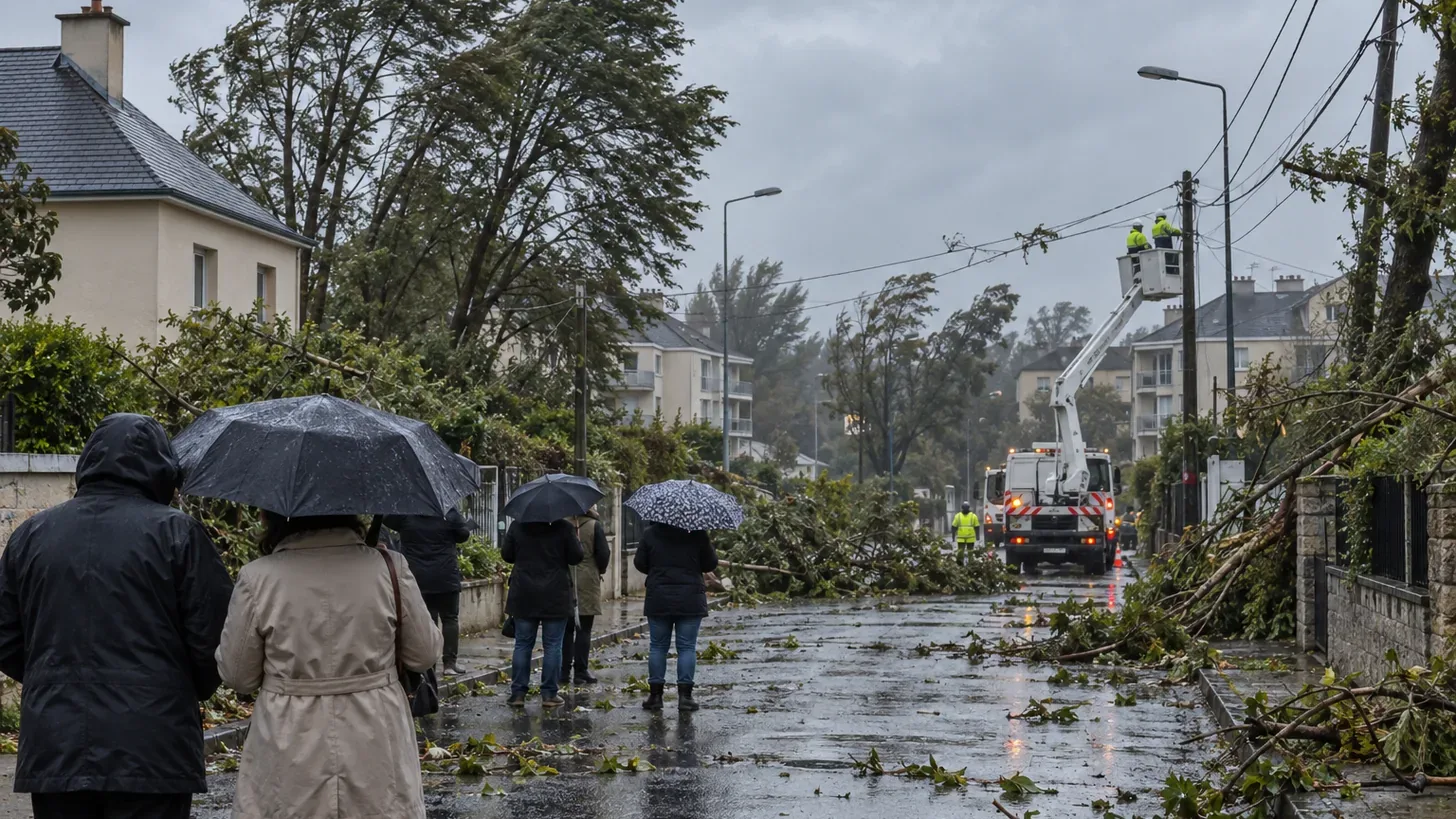 Tempête Austen du 23 octobre 2026 : 288 600 clients privés d’électricité à midi