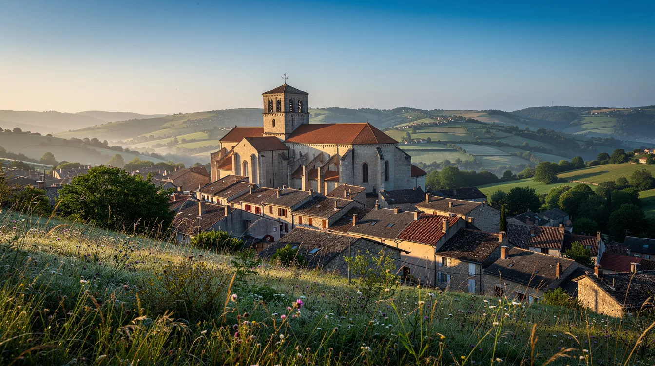 Ce village fut l’un des cinq grands prieurés de Cluny et accueillait plus de 80 moines