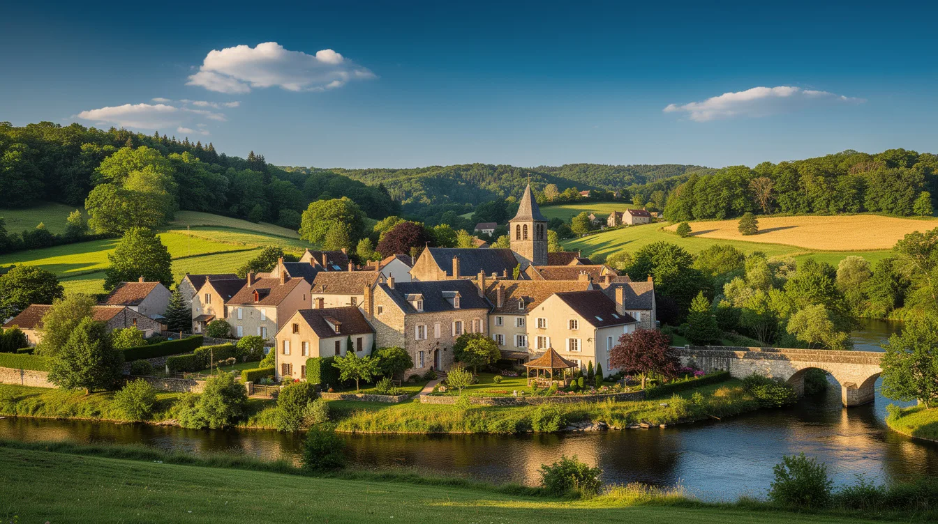Ce village abrite un pont carolingien inscrit aux monuments historiques