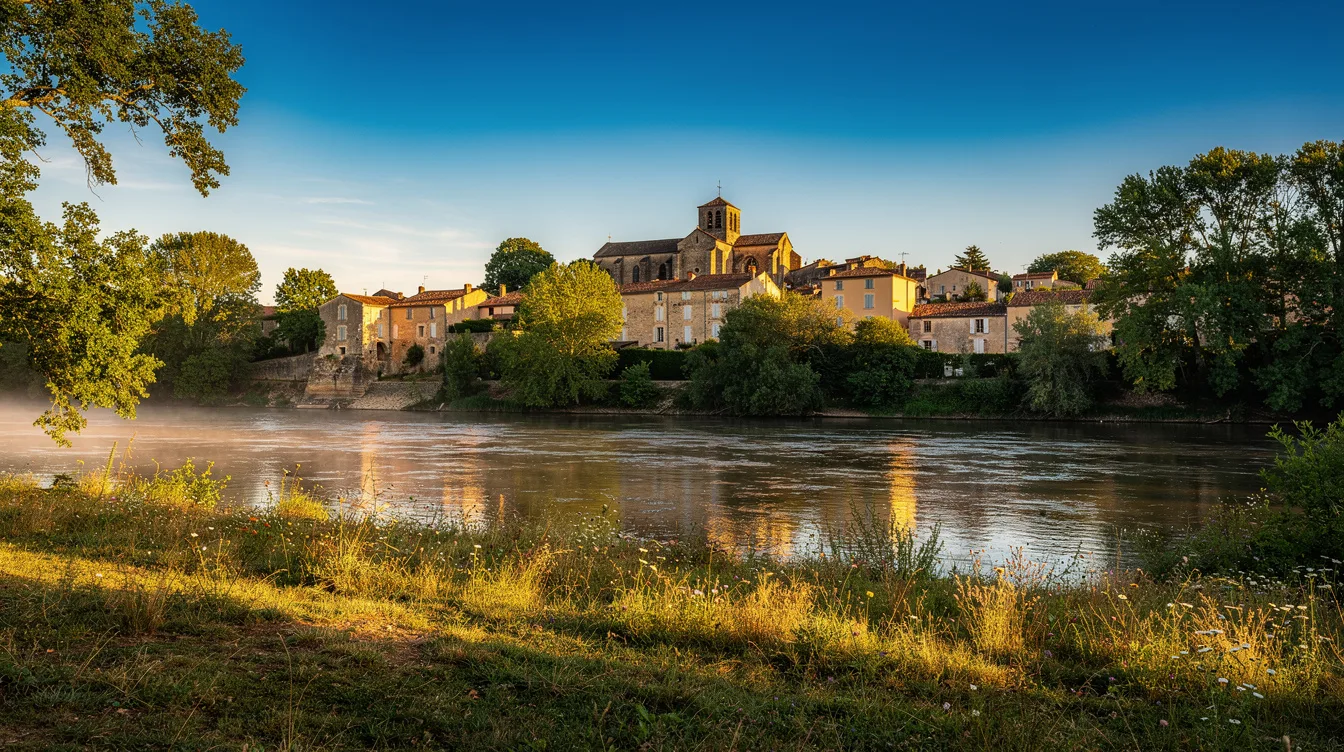 Ce village du Périgord, fondé en 1288, est l’une des rares communes de l’aire Cognac