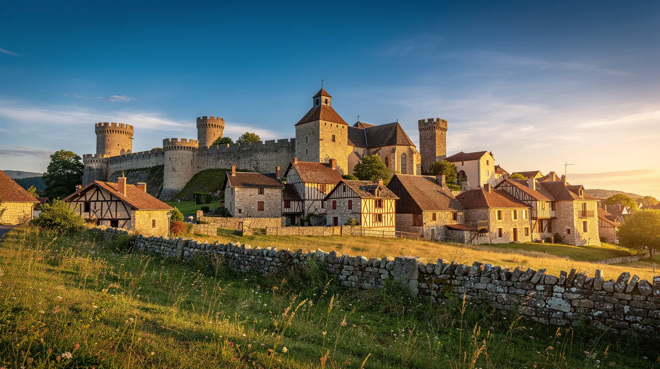 Ce village révèle un quartier fortifié autour d’une ancienne commanderie des Hospitaliers