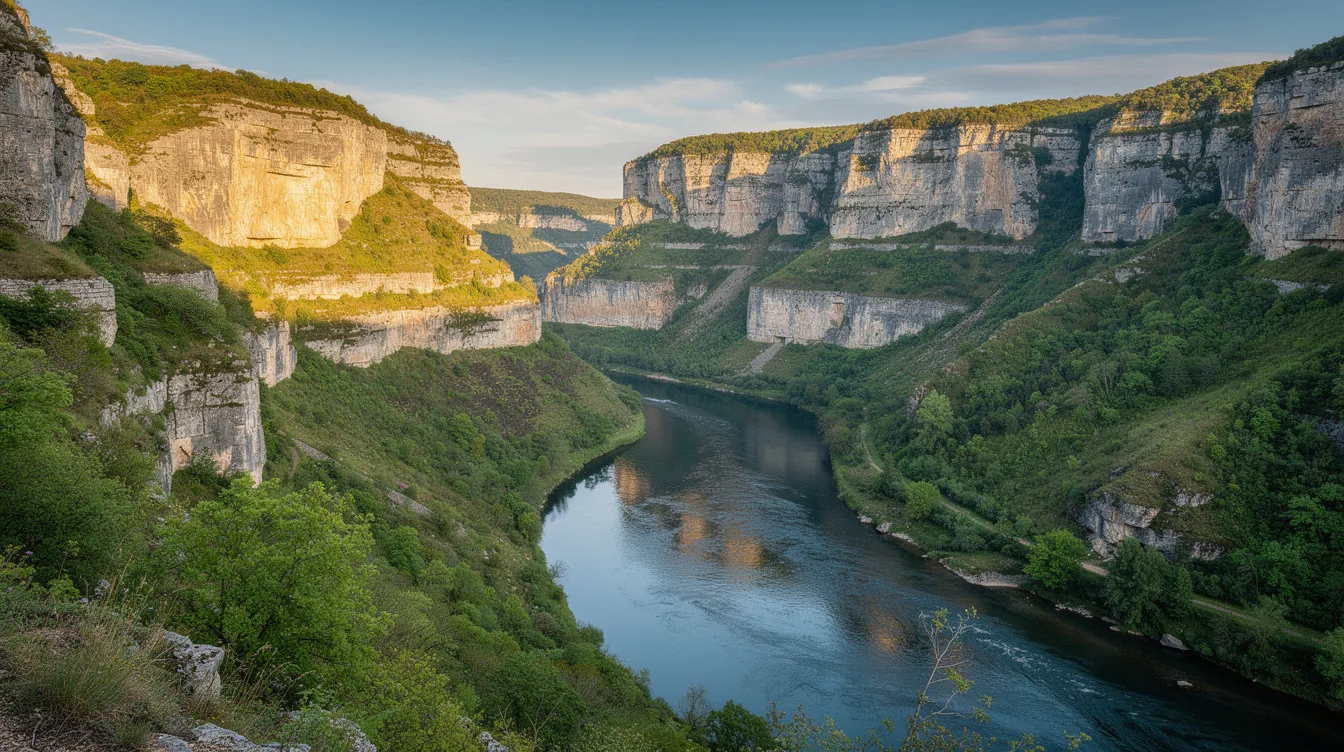 Ce village voit la Jonte se jeter dans le Tarn au cœur de gorges hautes de plus de 400 mètres