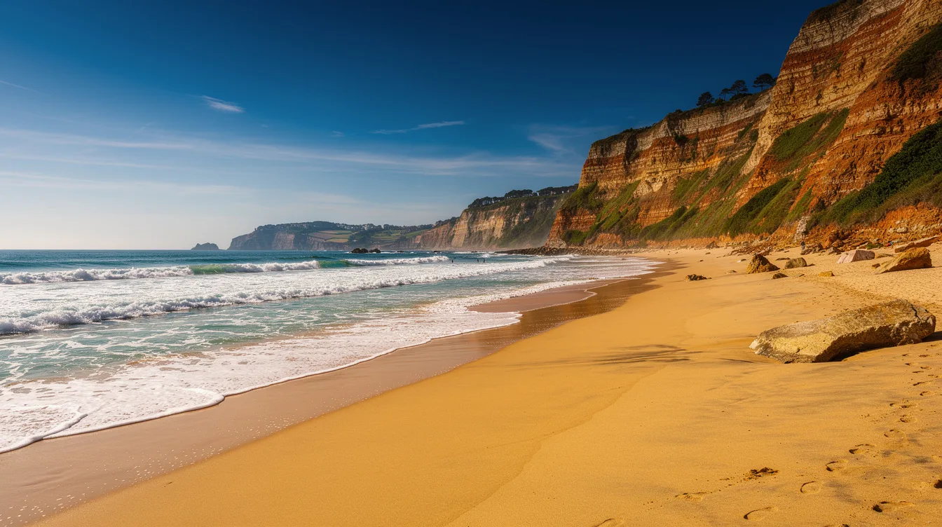 Cette plage de Biarritz disparaît à marée haute dès que le coefficient dépasse 45