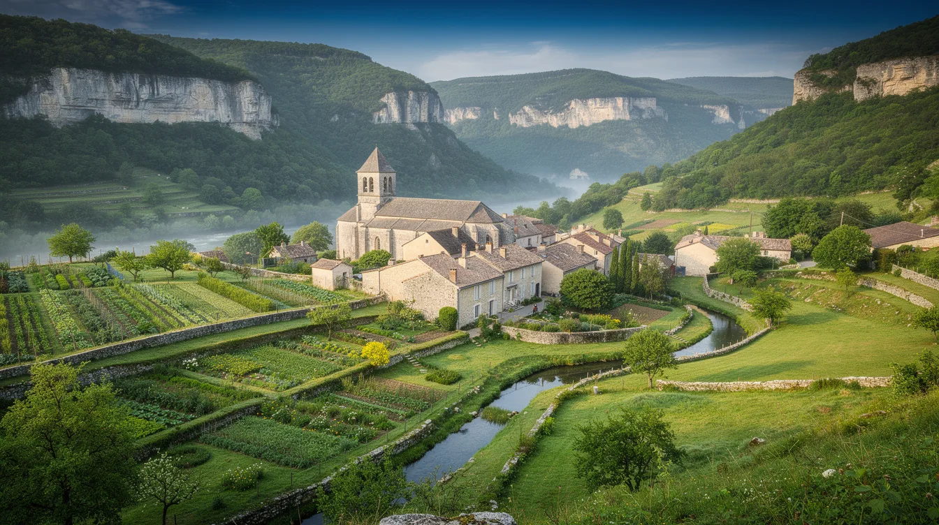 Pourquoi ce village de l’Aveyron est-il surnommé le Jardin de l’Aveyron ?