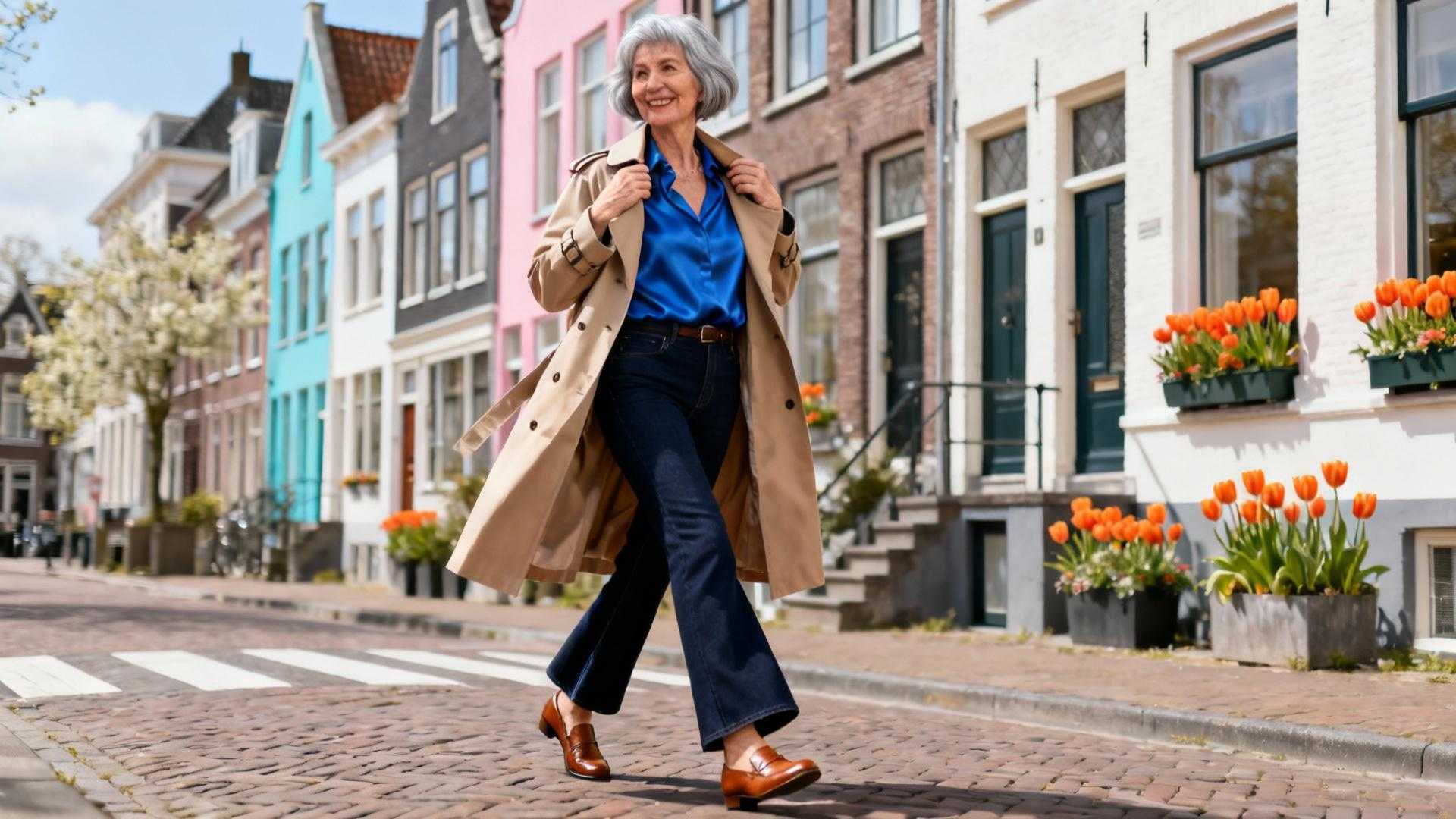 Kick-flare jeans met loafers geven Nederlandse vrouwen 65+ meer zelfvertrouwen in 2025