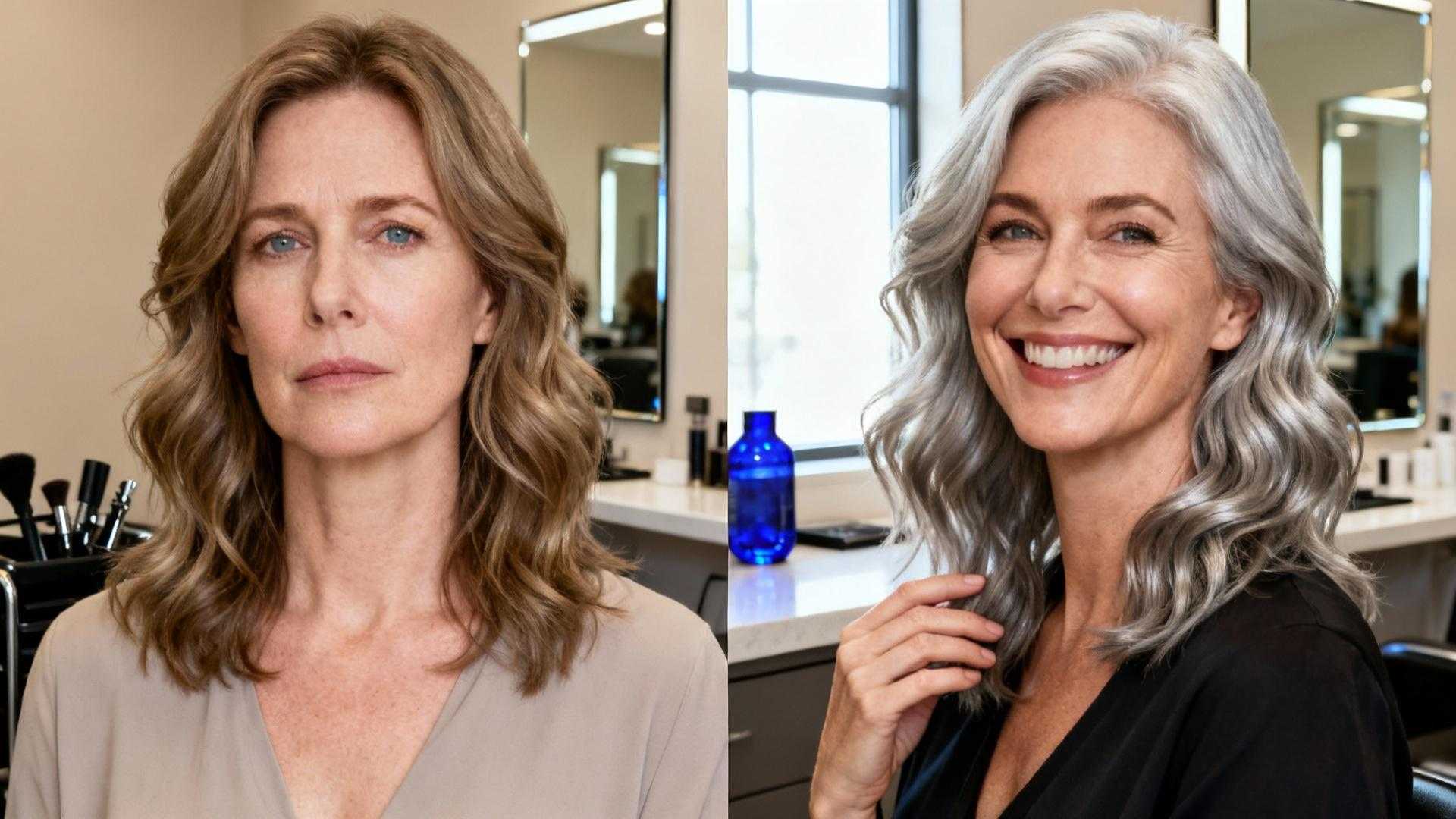 Marieke (48) besloot na 25 jaar verven eindelijk te stoppen. Ze vreesde er oud uit te zien. Tot haar verbazing vroegen collega's of ze op vakantie was geweest. Haar gezicht straalde. Zilvergrijs haar blijkt het tegenovergestelde te doen van wat we dachten — het maakt je jonger, niet ouder. De paradox die de beauty-industrie omkeert Decennia leerden ons dat grijs haar veroudering toont. Wetenschappelijk onderzoek bewijst nu het tegenovergestelde. Natuurlijk grijs reflecteert licht anders dan kunstmatige kleuren. Saskia Vermeulen, haarexpert bij Silver Style Amsterdam, legt uit: "De tijd dat vrouwen wanhopig hun grijze haren verborgen is voorbij. In 2025 zien we dat vrouwen hun grijze haren als een krachtig statement dragen." Het psychologische verschil tussen verbergen en omarmen is enorm. Jaarlijkse verfbezoeken kosten gemiddeld € 1.050 per jaar. Professionele zilvertransitie kost eenmalig € 320. Het onderhoud? Slechts € 15 per maand voor purple shampoo versus € 45 voor kleurverfrissers. Waarom zilver je gezicht jonger maakt dan kunstmatige kleuren De optische illusie van natuurlijke reflexen Grijs haar bevat geen pigment dat licht absorbeert. Het creëert een zachte glow rond je gezicht. Chemische kleuren daarentegen maken contouren harder door lichtabsorptie. Dr. Marianne van der Meer, dermatoloog bij Erasmus MC, bevestigt: "Grijs haar absorbeert minder UV-licht, wat huidirritatie rond het gezicht vermindert. Kunstmatige kleuren hebben vaak chemicaliën die de teint verkleuren naar geel — zilver versterkt juist rosé ondertonen." Het einde van de maintenance grens Zichtbare uitgroei herinnert constant aan leeftijd. De contrastlijn tussen natuurlijk en geverfd creëert visuele onrust. Volledig zilver elimineert deze spanning volledig. Een vrouw met 3 cm uitgroei ziet er vermoeid uit. Dezelfde vrouw met volledig zilver haar oogt verzorgd en intentioneel. Het juiste kapsel versterkt dit effect exponentieel. Van Hollywood tot Amsterdam: de zilver revolutie Trendsetting iconen die het taboe braken Patty Brard (65) stopte met verven in januari 2025. "Mijn Instagram-verzoeken verdrievoudigden — mensen vroegen naar mijn glow, niet mijn leeftijd," vertelde ze in Goedemorgen Nederland. Google-zoektermen over "overstappen naar grijs haar" stegen met 340% tussen 2023 en 2025. Hashtag #SilversistersNL explodeerde met 241% groei. Nederlandse vrouwen omarmen de trend massaal. De nieuwe luxe: tijd en authenticiteit In een wereld vol filters wordt natuurlijkheid het ultieme luxe-statement. Zilver zegt: "Ik heb niets te verbergen." Mode-expert Sanne de Vries noemt het "het nieuwe nouveau riche — gezonde veroudering, geen achteruitgang." Statement-accessoires versterken het zelfverzekerde zilver-statement. De combinatie straalt authenticiteit uit die kunstmatige perfectie nooit kan evenaren. De transitie: angst versus realiteit "Ik ben bang er oud uit te zien" — het grootste bezwaar tegen zilver. 73% van vrouwen die overstapten rapporteren juist meer complimenten na de transitie. Anita (57, Amsterdam) vertelt: "Na 20 jaar verven leek ik moe door uitgroeiranden. Nu word ik 45 geschat. Collega's zeggen: 'Je gezicht lijkt lighter.'" Bij GreyMagic Salon daalde het gemiddelde gepercipieerde leeftijd van 58,4 naar 52,1 jaar na overstap. Het gaat niet om de kleur, maar om de intentie. Confidence straalt jonger uit dan onderhoudsstress. De juiste kleding laat zilver nog meer stralen. Jouw vragen over waarom zilvergrijs haar het nieuwe mode-icoon is beantwoord Vanaf welke leeftijd is zilver een optie? Leeftijd speelt geen rol — percentage grijs wel. Minimaal 40% natuurlijk grijs garandeert een vloeiend resultaat. Dertigers met premature grijs omarmen het als statement, zestigplussers eindelijk zonder verfstress. Maakt zilver haar je echt jonger of is het wishful thinking? Wetenschappelijk bewezen: zilver + modern kapsel + verzorgde styling = jonger. Haarstylist Luke Hersheson bevestigt: "Het kapsel draagt voor 60% bij aan het effect." Stijl wint altijd van kleur. Hoeveel kost professionele transitie naar zilver? Cold turkey kost € 0 maar duurt 12-18 maanden. Transitie highlights kosten € 400-800 over 6-9 maanden. Kortknippen en herbeginnen kost slechts € 95. Purple shampoo onderhoudt voor € 12 maandelijks. Moderne stijlkeuzes completeren het zilveren statement perfect. Ochtendlicht raakt zilveren lokken als fijn metaal. Geen filter nodig — gewoon zij, authentiek stralend.