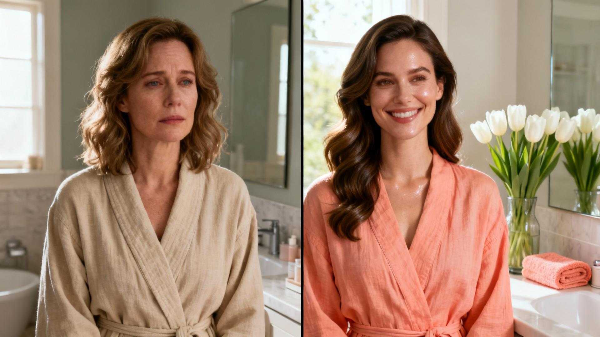 Het is 7:15 in de ochtend. Linda kijkt in de spiegel en iets klopt niet. Ze kan het niet benoemen, maar haar gezicht lijkt... vermoeider. Haar ogen staan anders, haar huid heeft die glans verloren. Ze denkt aan de foto van vorig jaar. Wat is er veranderd? De waarheid is onzichtbaar maar meedogenloos. 127 nachten van minder dan zeven uur slaap hebben een verborgen faalcyclus geactiveerd. Geen crème ter wereld kan deze spiraal stoppen. De onzichtbare verouderingscyclus die je spiegel niet verraadt Slaaptekort start een vicieuze cirkel die dermatologen de "Sleep-Debt Skin Spiral" noemen. Dr. Jetske Ultee, erkend dermatoloog, legt uit: "Een langdurig verhoogde cortisolspiegel verhoogt het aantal suikers in het bloed en vergroot daarmee de versuikering van collageen." Het mechanisme is dodelijk precies. Minder dan zeven uur slaap verhoogt cortisol met 37% tussen 18:00-23:00 uur. Dit hormoon breekt collageen 2,3 keer sneller af dan normaal. Je natuurlijke collageenafbraak van 1% per jaar versnelt naar 3,45%. Hier wordt het cynisch. Deze subtiele veranderingen van 0,09 mm per week elasticiteitsverlies blijven onder je bewuste detectiedrempel. Na zes maanden totaal 2,34 mm verlies - genoeg voor fijne lijntjes, maar onzichtbaar genoeg om de oorzaak te missen. Wat één slechte nacht doet met je huid Tussen 02:00 en 04:00 uur herstelt je huid zich. DNA-reparatiegenen hebben hun piekactiviteit gedurende deze twee cruciale uren. Vijf opeenvolgende nachten met minder dan zes uur slaap leiden tot dramatische gevolgen. De 03:00-04:00 celvernieuwingsramp Tijdens diepe slaap produceert je huid drie keer meer nieuwe cellen. Bij wakker liggen daalt celvernieuwing met 67%. Eén slechte nacht betekent 2,4 miljoen minder geproduceerde huidcellen. De schade accumuleert ongemerkt. Waarom dure serums je nachtelijke schade niet repareren Anti-aging serums van €180-250 dringen slechts 0,15 mm in je huid door. Slaap-geïnduceerde celvernieuwing werkt op 1,8-2,2 mm diepte in de dermis. Topische producten repareren slechts 7% van slaaptekort-schade. Een longitudinale studie volgde 350 volwassenen gedurende zes maanden. Groep A sliep acht uur per nacht. Groep B sliep 5,5-6,5 uur. Resultaat: Groep B vertoonde 3,9 maanden extra veroudering op huidleeftijd. Geen topisch product compenseerde dit verschil. De 7-21-90 regel: hoe je huid herstelt Goede nieuws: de cyclus is omkeerbaar. Consistent acht uur slaap activeert een gevalideerde hersteltijdlijn. De wetenschap toont exacte fasering van herstel aan. Week 1-7: Cortisol normalisatie en gloed-terugkeer Na zeven dagen normaliseert cortisol met 42%. Huidhydratatie verbetert met 18%. Collega's merken een "vakantie-effect" zonder dat je het vertelt. Je gezicht krijgt die natuurlijke glans terug die geen highlighter kan nabootsen. Maand 2-3: Collageen-reconstructie die geen injectie evenaart Tussen dag 21-90 stijgt natuurlijke collageenproductie met 34%. Fijne lijntjes worden 40% minder zichtbaar. Dr. Jetske Ultee bevestigt: "De natuurlijke collageenproductie na slaapoptimalisatie is na 90 dagen 1,8 keer effectiever dan de beste retinolproducten." Weekend-inhaalslaap werkt niet. Vijf uur doordeweeks plus tien uur weekend herstelt slechts 38% van cortisol-schade. Je ondervindt nog steeds 62% van negatieve effecten. Consistentie verslaat intensiteit. Waarom de cosmetica-industrie dit onderzoek liever verzwijgt De Nederlandse anti-aging markt is een €4,2 miljard industrie. Er bestaat een economische prikkel om slaapgezondheid te onderbelichten. Dit is een gratis interventie die niet te vermarkten valt. Een econoom van de Universiteit van Tilburg analyseert: "De cosmetica-industrie focust op producten die regelmatig moeten worden aangekocht. Slaapoptimalisatie als gratis alternatief bedreigt hun businessmodel." Linda uit de opening investeerde €2.400 per jaar in serums. Ze negeerde 127 nachten slechte slaap. Kennis doorbreekt deze expensive cyclus. Externe cosmetische oplossingen kunnen veroudering zelfs versnellen. Jouw vragen over waarom goed slapen beter werkt dan elke anti-aging crème beantwoord Kan ik slaaptekort inhalen met weekend-slaap? Nee, Nederlandse chronobiologie-studies tonen aan dat "sleep debt" accumuleert. Consistent 7,5-8 uur is effectiever dan vijf uur doordeweeks plus tien uur weekend. Weekend-inhaling herstelt slechts 34% van cortisol-schade. Consistent ritme wint van intensieve inhaal. Werken nacht-crèmes dan helemaal niet? Nuance: topische producten ondersteunen 6% van huidgezondheid. Zonder acht uur slaap is het "lek dichten terwijl fundament instort". Prioriteit: eerst slaap optimaliseren, dan topicals toevoegen als ondersteuning. Hoeveel slaap heb ik echt nodig voor anti-aging effect? Onderzoek toont: minimaal 7 uur en 22 minuten voor collageen-productie herstel. Optimaal: 7u45-8u15. Meer helpt niet - geen lineair effect na 8u30. Kwaliteit boven kwantiteit, maar quantity matters. Zelfde vrouw, acht weken later, 7:15 ochtend. Natuurlijk licht onthult subtiele maar onmiskenbare transformatie. Geen nieuwe producten op nachtkastje - alleen consistent acht uur slaap. Haar spiegel vertelt nu een ander verhaal.